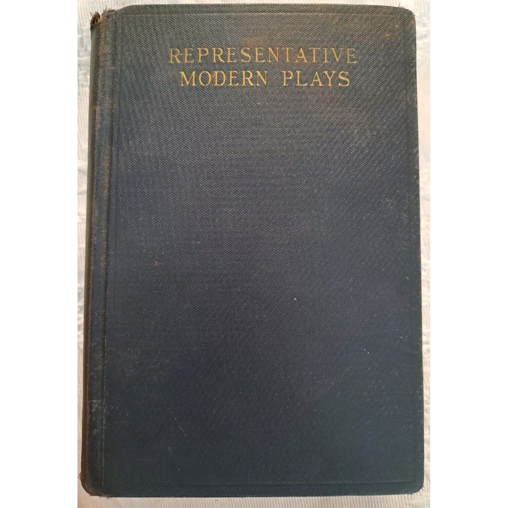 Vtg Book Representative modern plays: Robertson to O'Neill by Cordell (1930) B